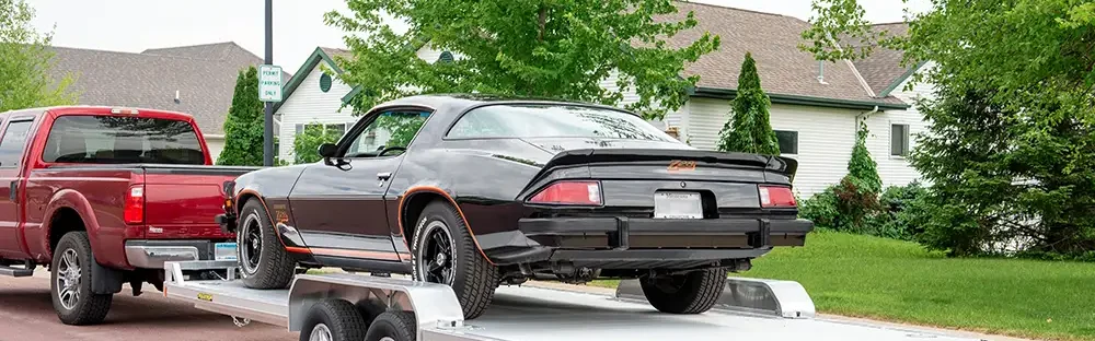 Aluma WB18RF aluminum car hauler trailer for sale in Texas at Trailer Place authorized dealer