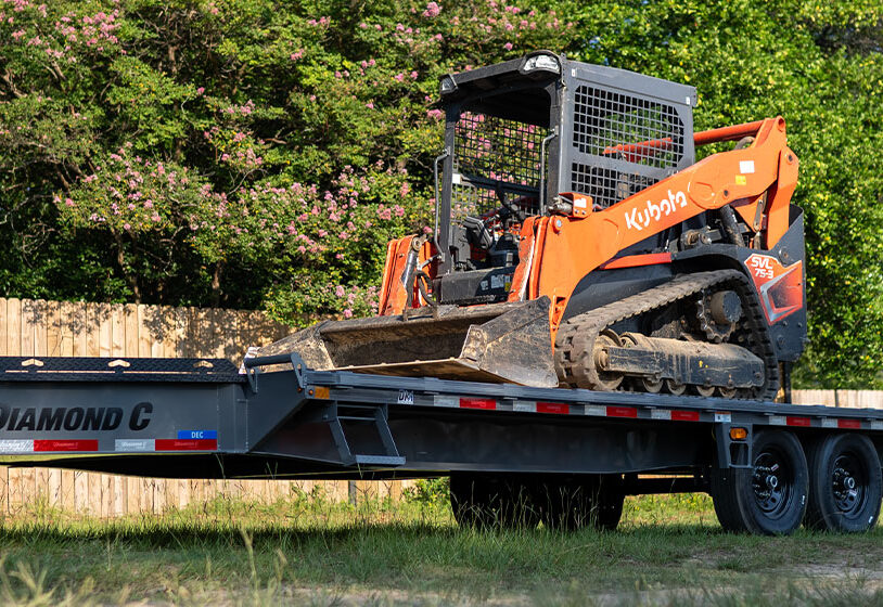 Diamond C DEC equipment trailer for sale in Texas at Trailer Place authorized dealer