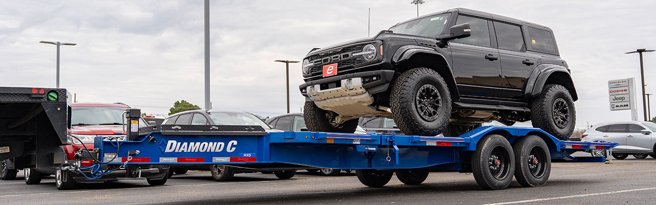 Diamond C HXD car hauler trailer for sale in Texas at Trailer Place authorized dealer
