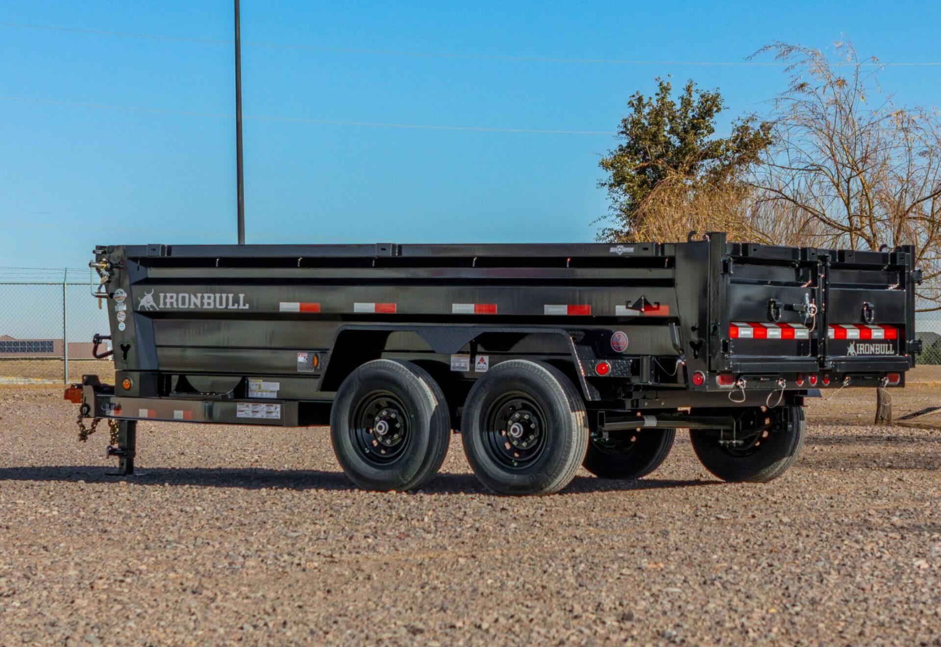 Iron Bull dump trailer for sale in Texas at Trailer Place authorized Iron Bull dealer