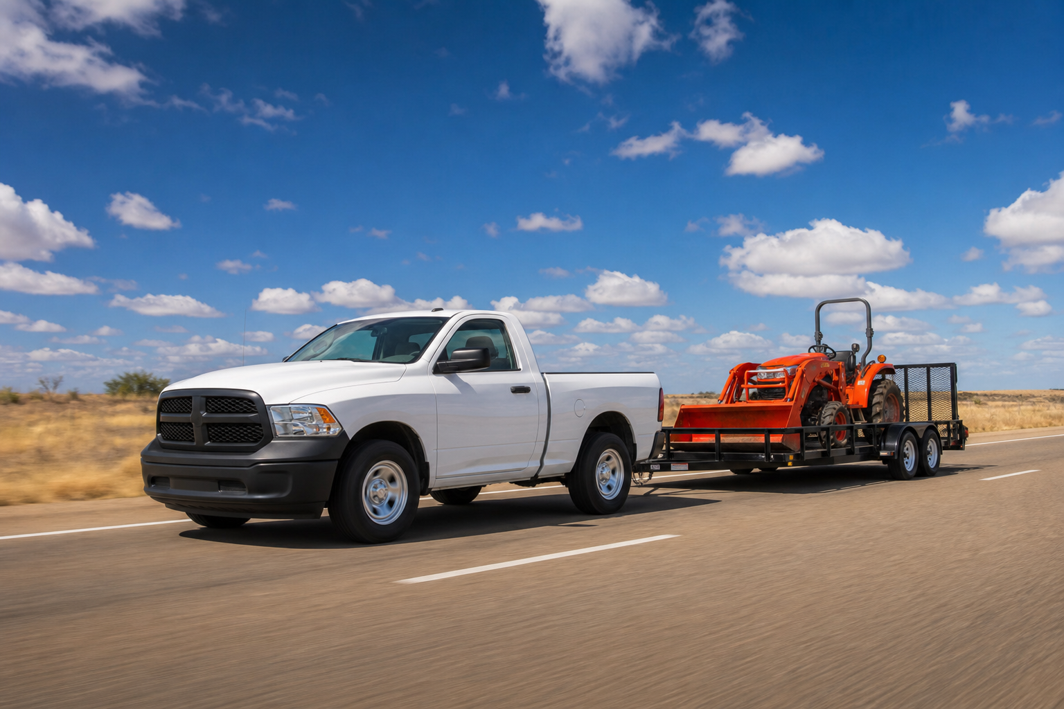 Read more about the article Can You Tow a Trailer with a 2WD Truck? The Honest Answer for Texas Haulers