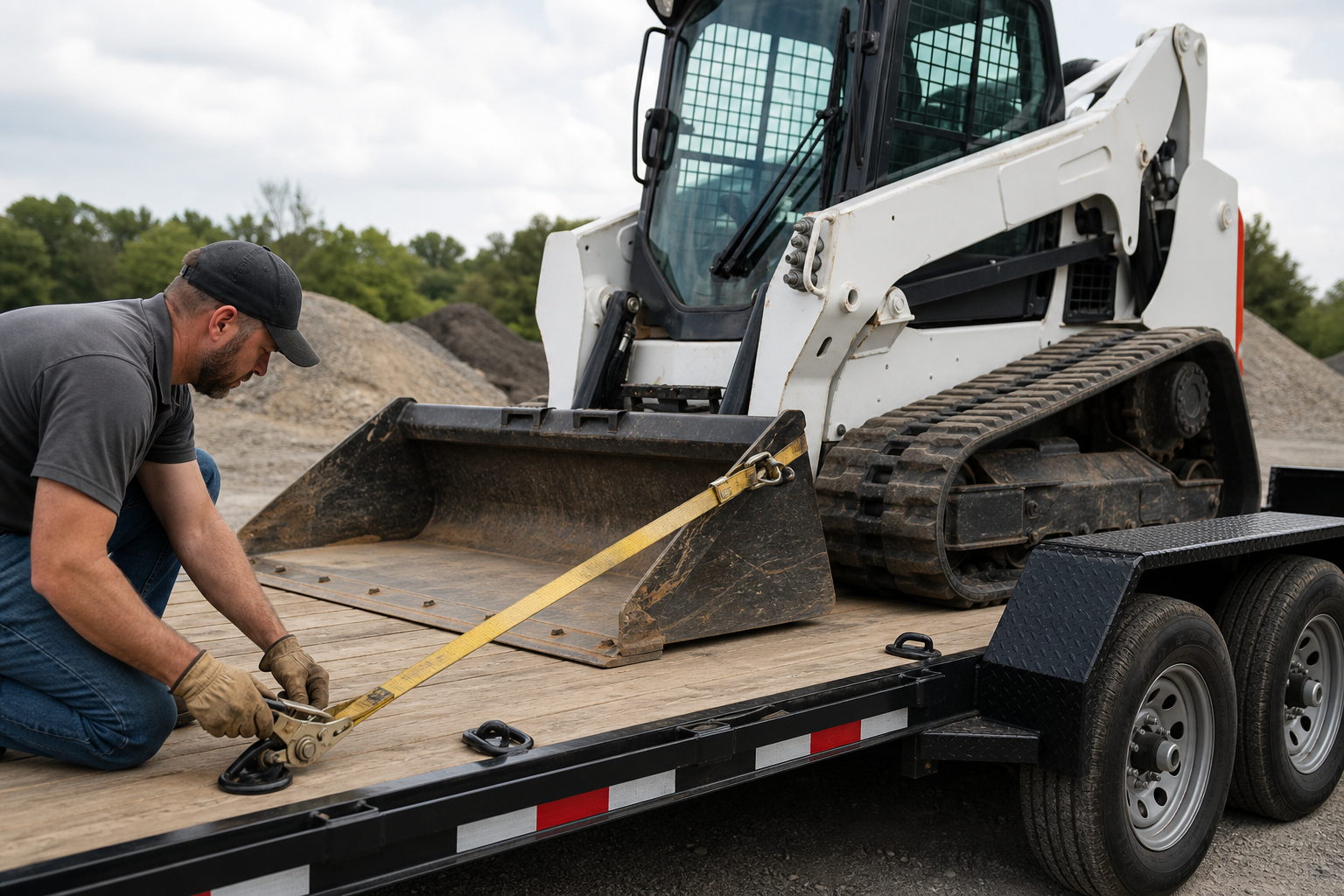 Read more about the article How to Load and Secure Equipment on a Trailer: A Step-by-Step Guide