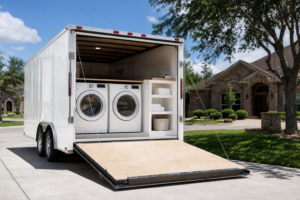 Read more about the article Best Trailers for a Mobile Laundry Business in Texas (2026)
