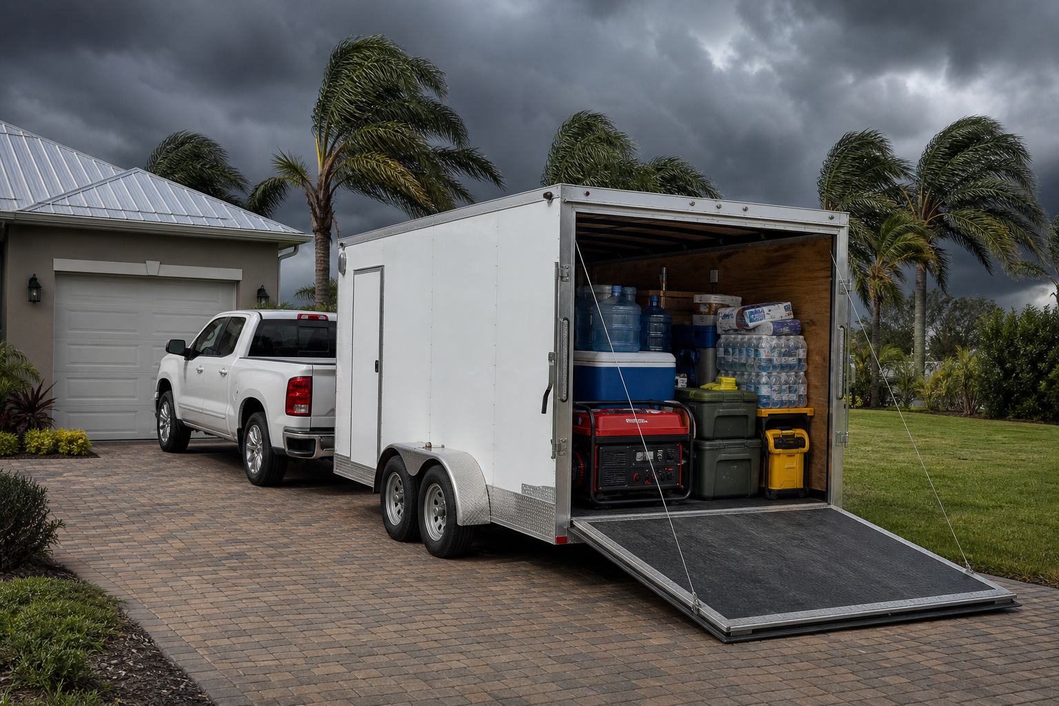Read more about the article Hurricane Season Trailer Guide: Cargo Trailers for Storm Prep and Recovery (2026)