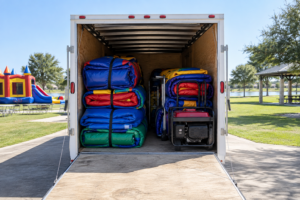 Read more about the article Best Trailers for a Bounce House and Inflatable Rental Business in Texas (2026)