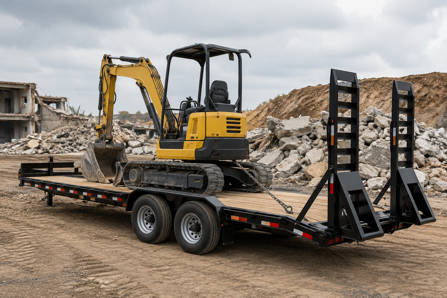 Read more about the article Best Trailers for Demolition and Excavation Contractors in Texas (2026)