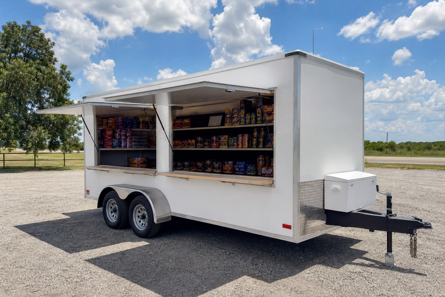 Read more about the article Best Trailers for a Fireworks Stand Business in Texas (2026)