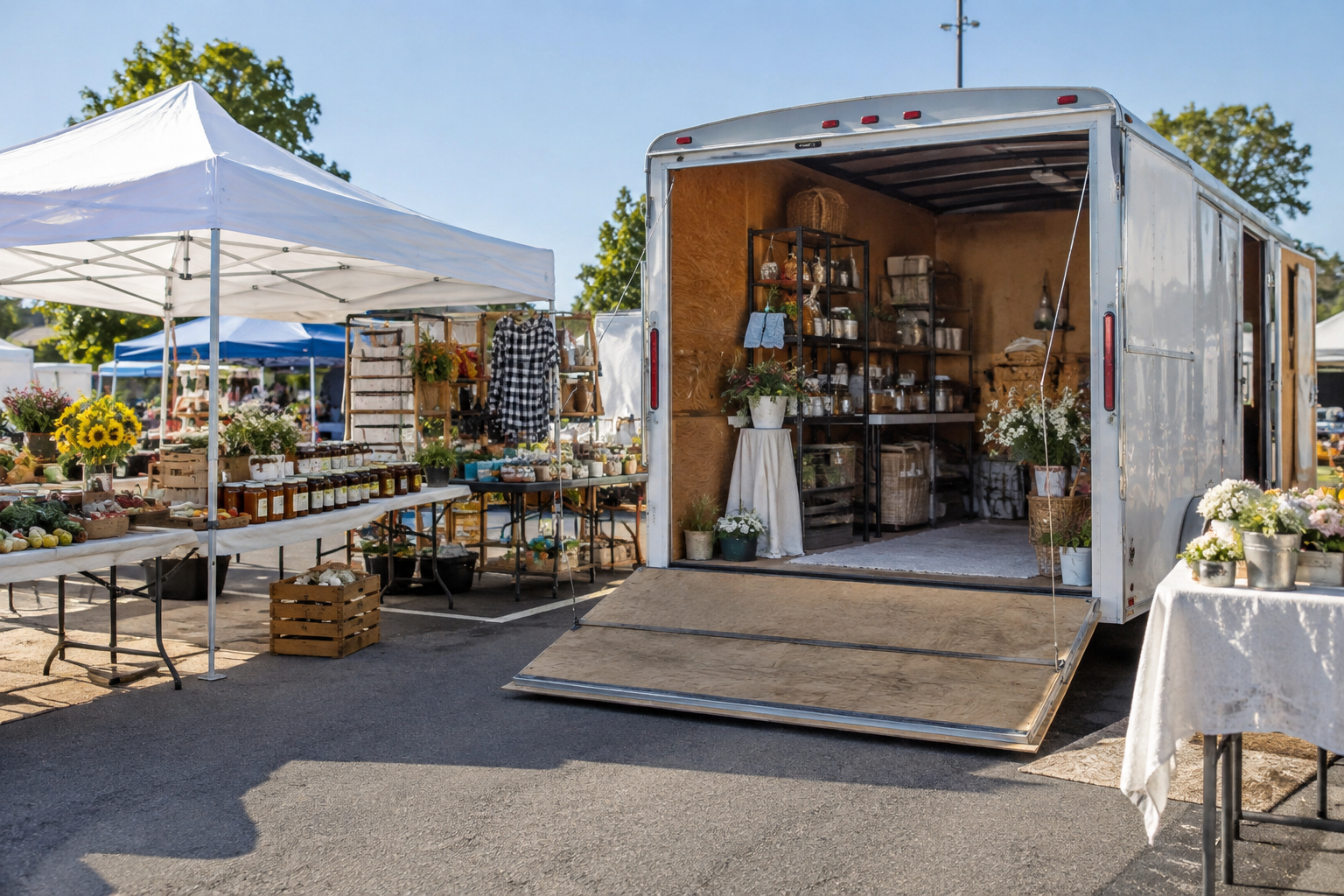 You are currently viewing Best Trailers for Flea Market & Farmers Market Vendors in Texas (2026)