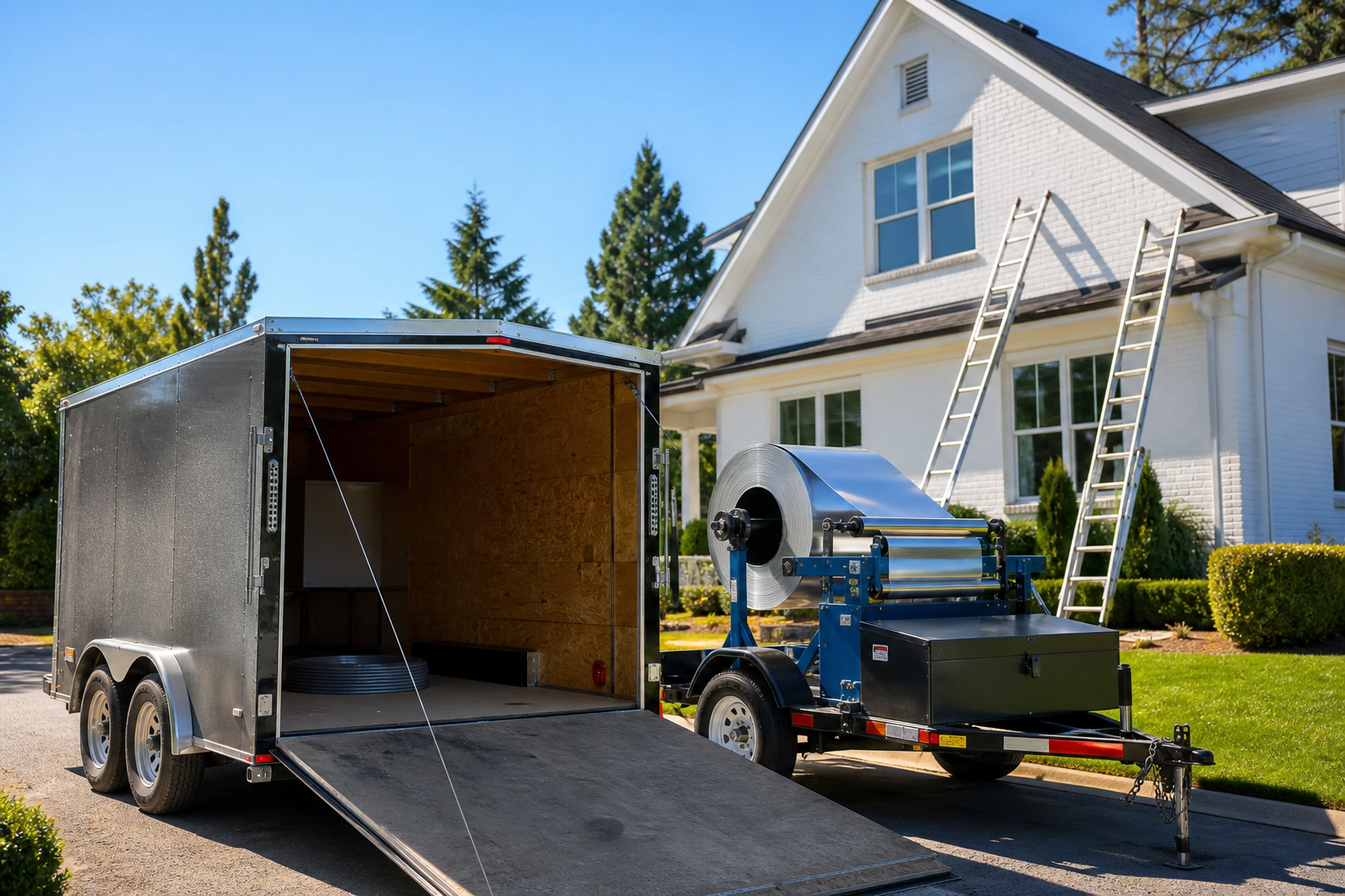 Read more about the article Best Trailers for Gutter Installation & Cleaning Businesses (2026)