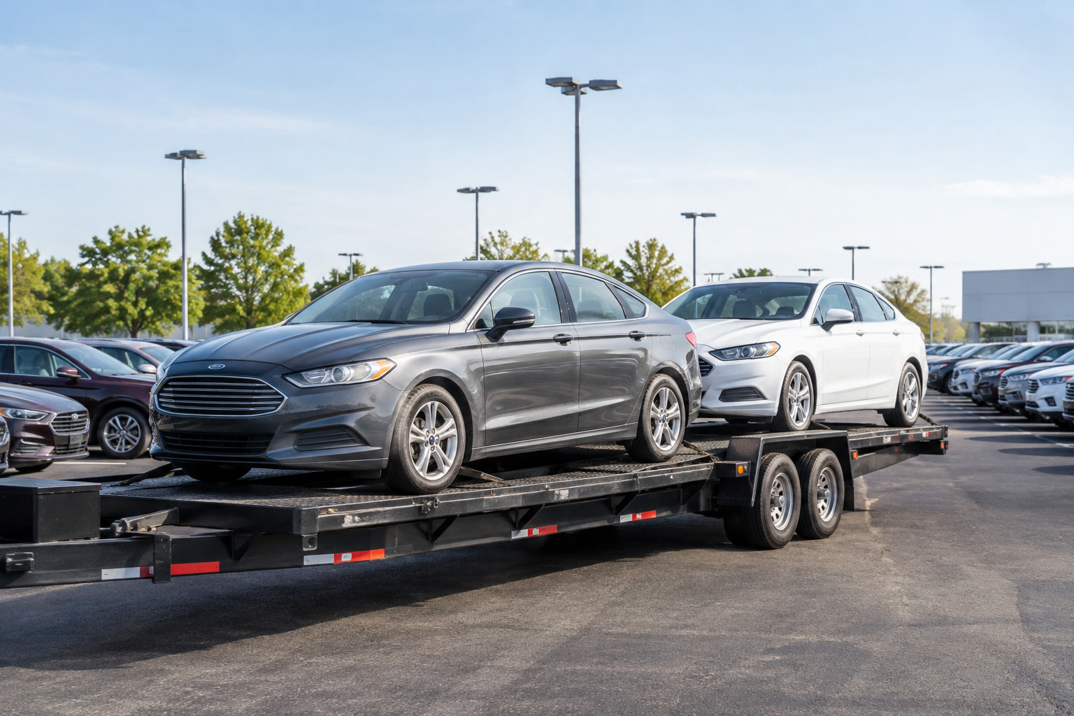 Read more about the article Best Trailers for Used Car Dealership Lot Transport in Texas (2026)