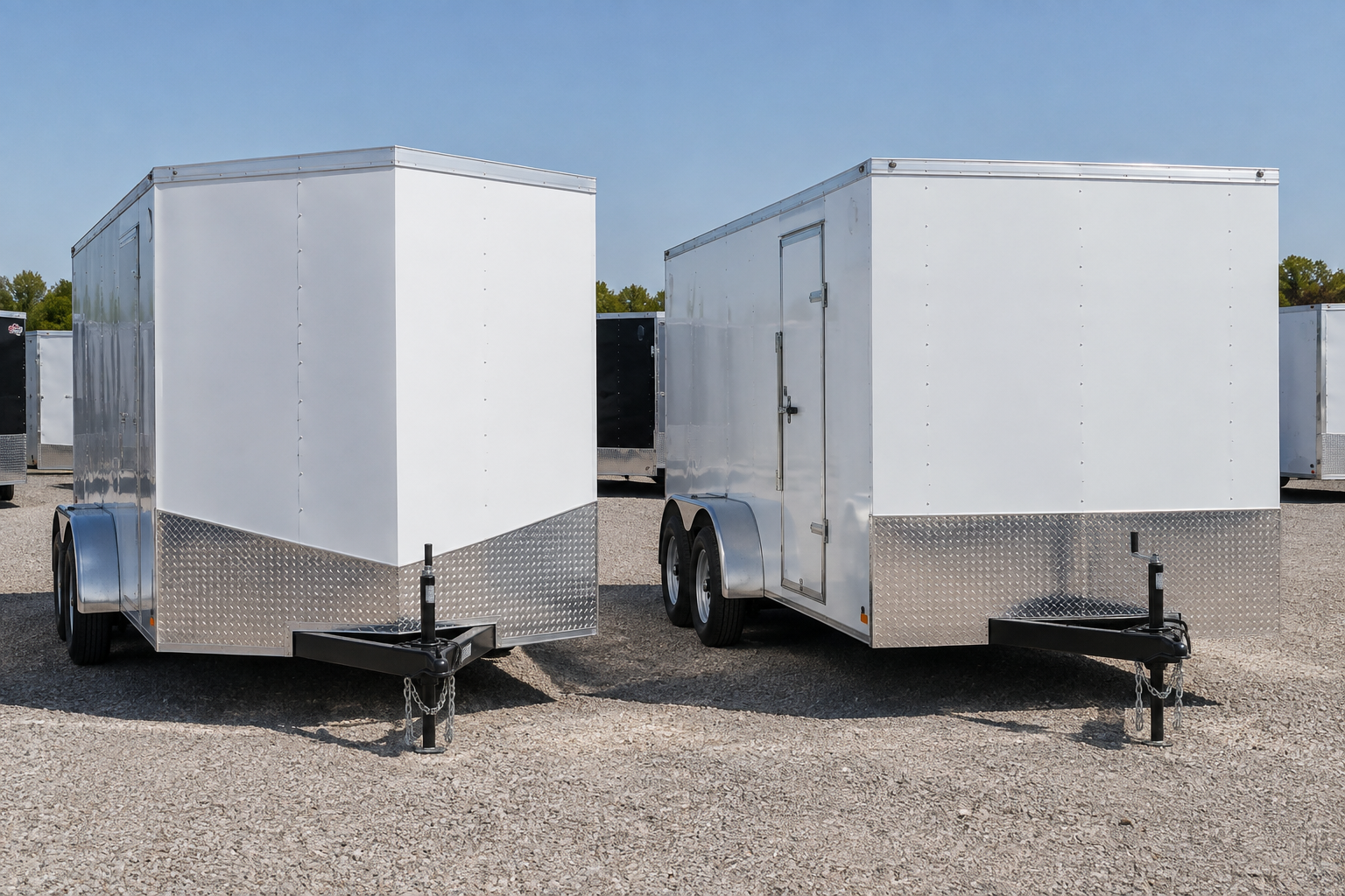 Read more about the article V-Nose vs Flat-Front Enclosed Trailers: Which Should You Buy? (2026)